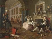 HOGARTH, William Shortly after the Marriage (mk08) oil painting on canvas